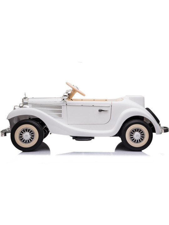 Laste Elektriauto Mercedes 540K Valge