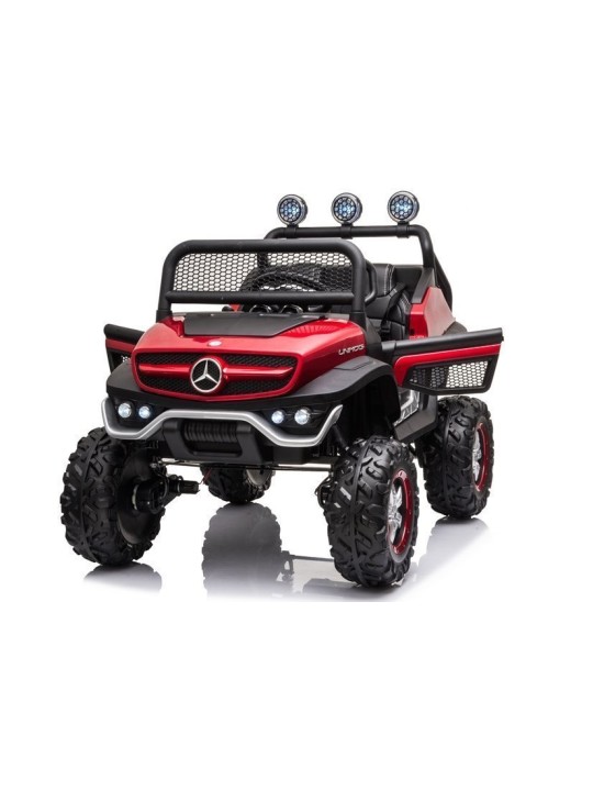 Elektriline pealeistutav Mercedes Unimog S Värvitud Punane