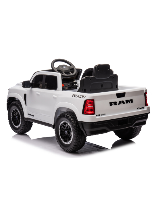 Elektriauto Lastele ZB618 Dodge Ram Valge