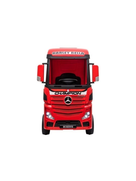 Laste Elektriauto Mercedes Actros Punane