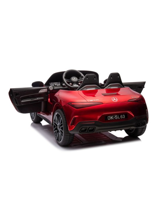 Mercedes AMG SL63 Elektriauto Lastele, Punane Värvitud
