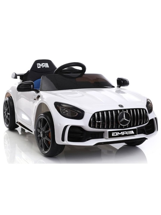 Mercedes GTR Laste Elektriauto Valge
