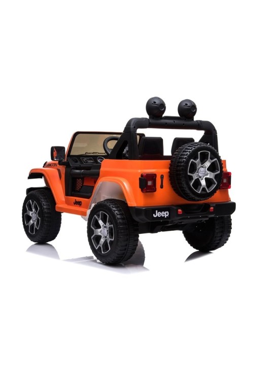 Elektriline pealeistutav Jeep Rubicon 4x4 Oranž