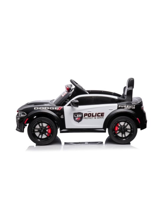 Laste Elektriauto Dodge Laadija Police Must