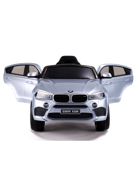 Laste Elektriauto BMW X6 Hõbedane Lakitud