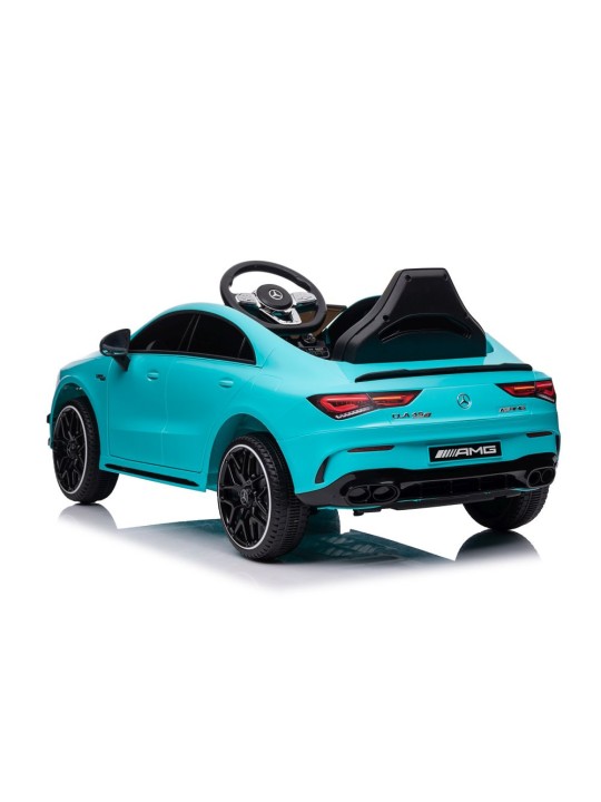 Laste Elektriauto Mercedes CLA 45s AMG Turquoise 4x4
