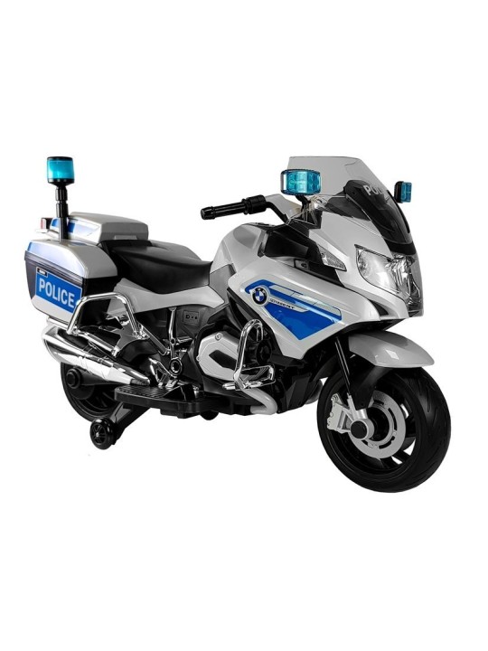 Elektriline Mootorratas Lastele BMW R1200 Policja Hõbedane