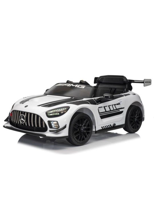 Laste Elektriauto Mercedes AMG GT3 Valge