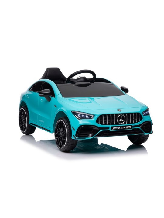 Laste Elektriauto Mercedes CLA 45s AMG Turquoise 4x4