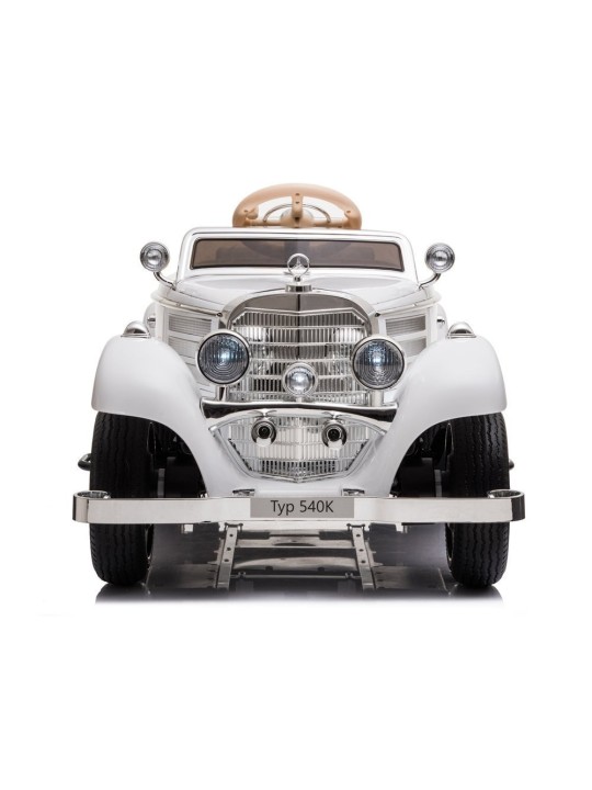 Laste Elektriauto Mercedes 540K Valge
