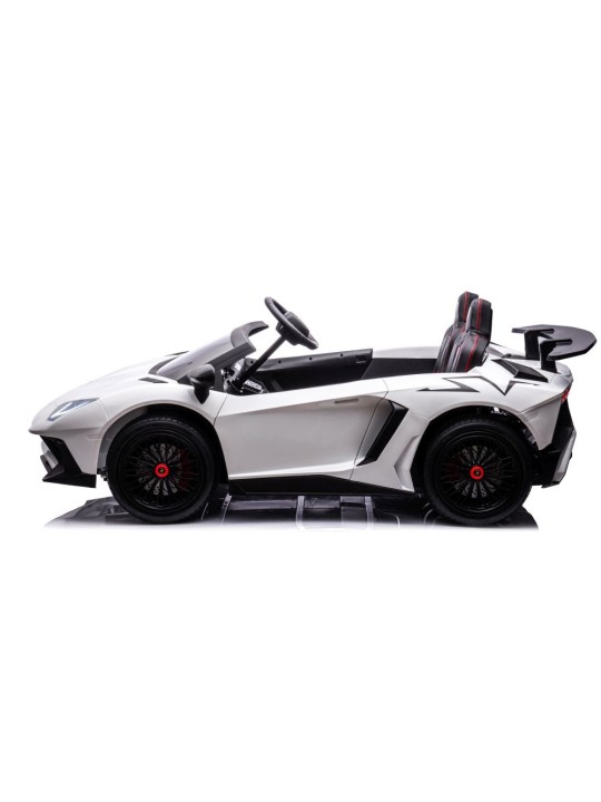 Laste Elektriauto Lamborghini XXL A8803 Valge 24V