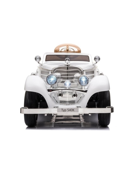 Laste Elektriauto Mercedes 540K Valge