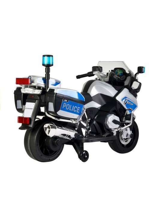 Elektriline Mootorratas Lastele BMW R1200 Policja Hõbedane