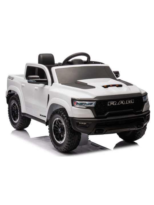 Elektriauto Lastele ZB618 Dodge Ram Valge