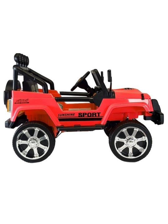 Elektriline pealeistutav S2388 Jeep Punane 4x45W