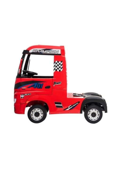 Laste Elektriauto Mercedes Actros Punane