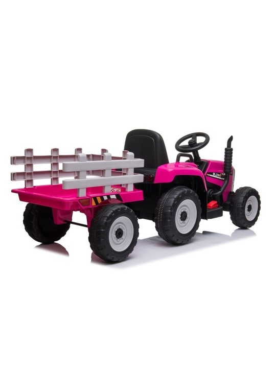 XMX611 Elektriline pealeistutav traktor Roosa