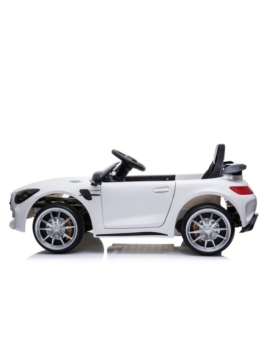 Mercedes GTR Laste Elektriauto Valge