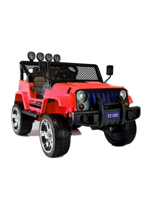 Elektriline pealeistutav S2388 Jeep Punane 4x45W