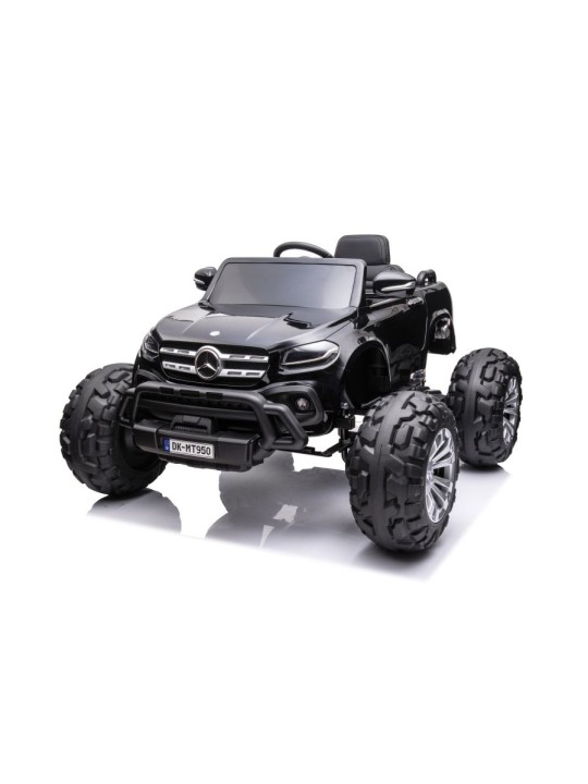 Laste Elektriauto DK-MT950 Must Lakitud