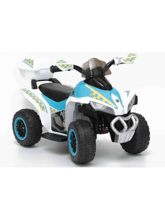 Elektriline pealeistutav Police Quad lastele YSA021A Valge