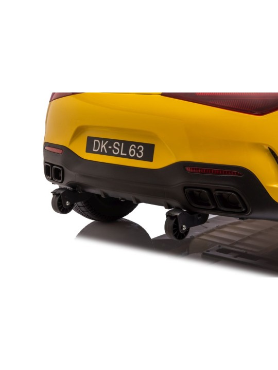Mercedes AMG SL63 Elektriauto Lastele, Kollane Värvitud