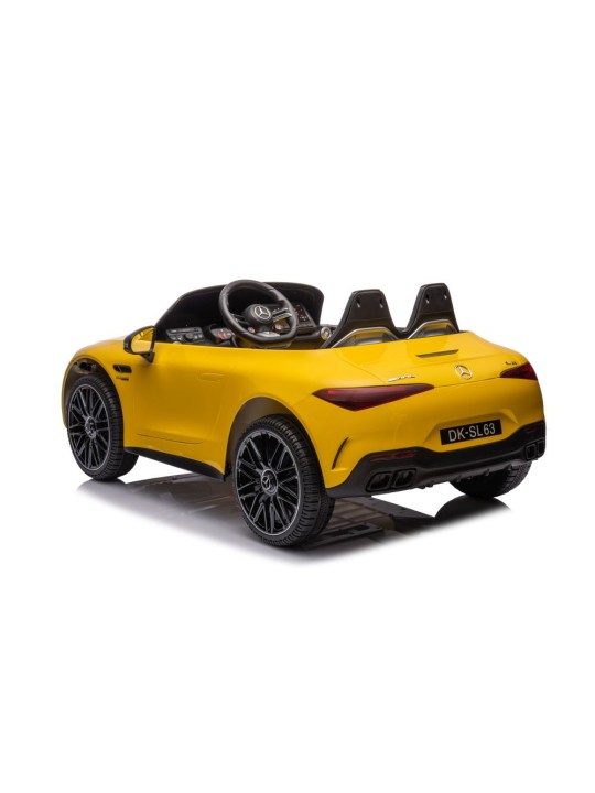 Mercedes AMG SL63 Elektriauto Lastele, Kollane Värvitud