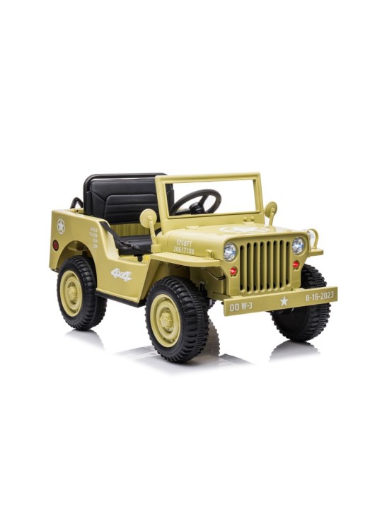 Laste Elektriauto JH-103 Khaki 4x4