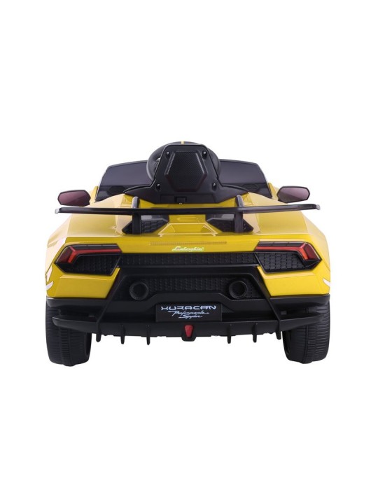 Laste Elektriauto Lamborghini Huracan Kollane