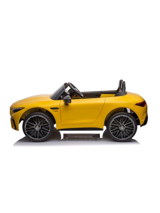Mercedes AMG SL63 Elektriauto Lastele, Kollane Värvitud