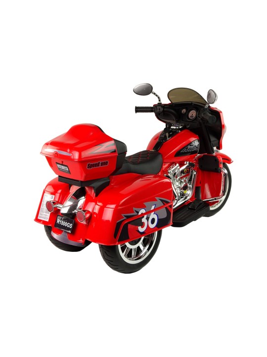 Elektriline pealeistutav mootorratas Goldwing Punane