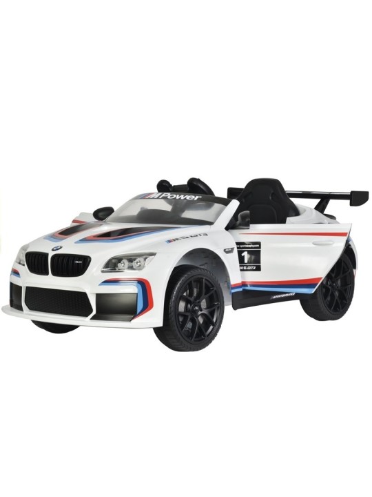 Valge BMW M6 GT3 Laste Elektriauto
