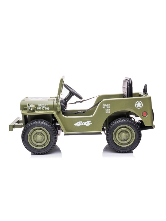 Laste Elektriauto JH-103 Olive Roheline 4x4