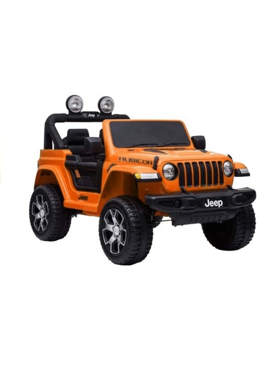 Elektriline pealeistutav Jeep Rubicon 4x4 Oranž