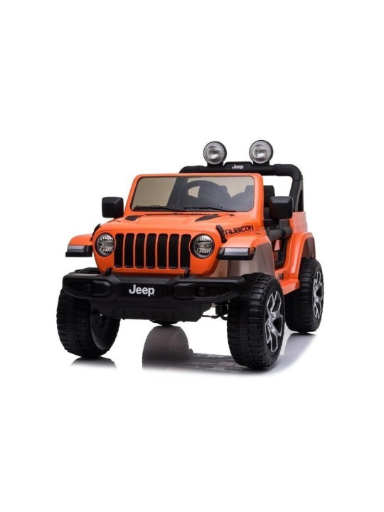 Elektriline pealeistutav Jeep Rubicon 4x4 Oranž