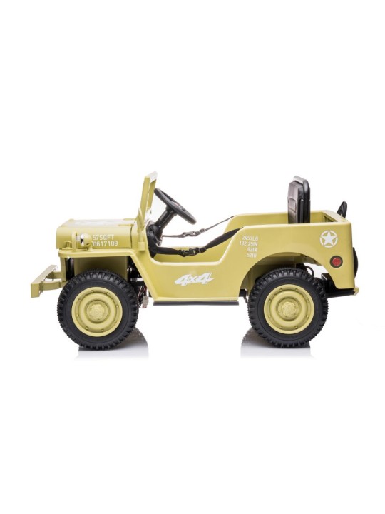 Laste Elektriauto JH-103 Khaki 4x4