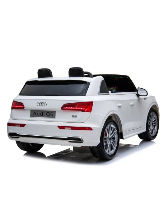 Audi Q5 2-istekohaga Valge Laste Elektriauto