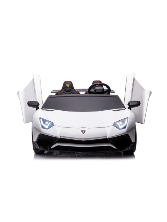 Laste Elektriauto Lamborghini XXL A8803 Valge 24V