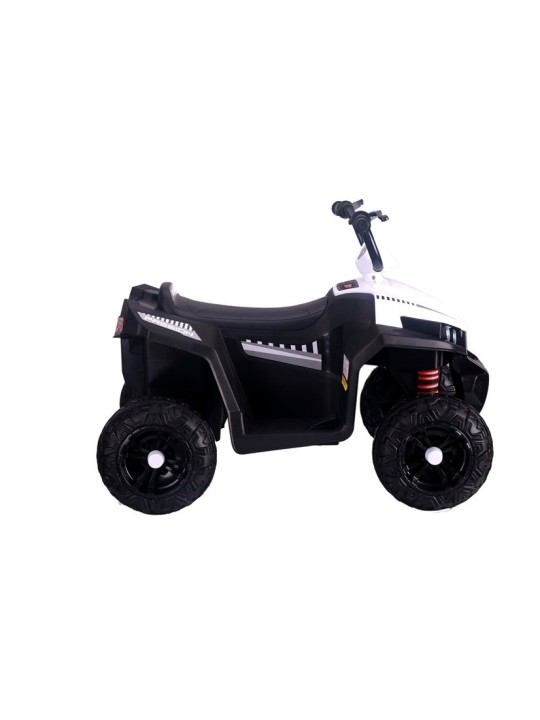S601 Valge Elektriline pealeistutav Quad lastele
