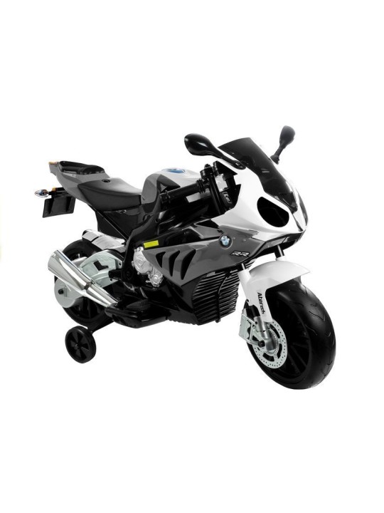 Elektriline Mootorratas Lastele BMW S1000RR Hõbedane