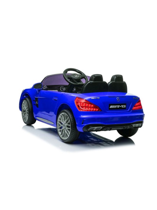 Laste Elektriauto Mercedes SL65 S Sinine LacquePunane LCD