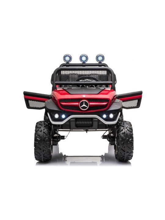 Elektriline pealeistutav Mercedes Unimog S Värvitud Punane