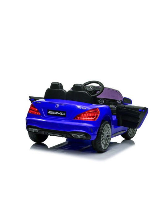Laste Elektriauto Mercedes SL65 S Sinine LacquePunane LCD