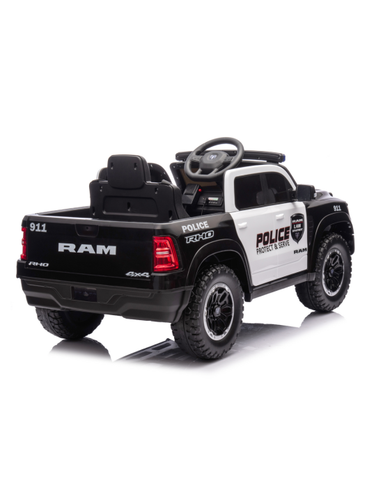Elektriauto Lastele ZB618P Dodge Ram Police Must