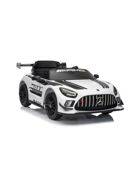 Laste Elektriauto Mercedes AMG GT3 Valge
