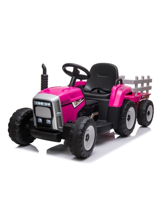 XMX611 Elektriline pealeistutav traktor Roosa