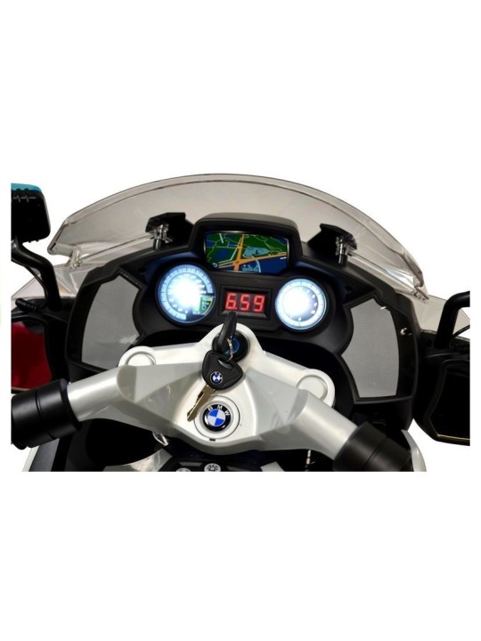 Elektriline Mootorratas Lastele BMW R1200 Policja Hõbedane
