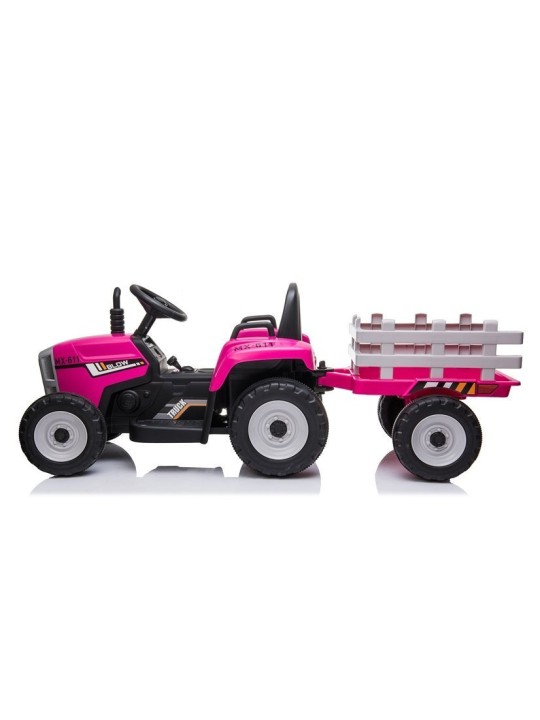 XMX611 Elektriline pealeistutav traktor Roosa