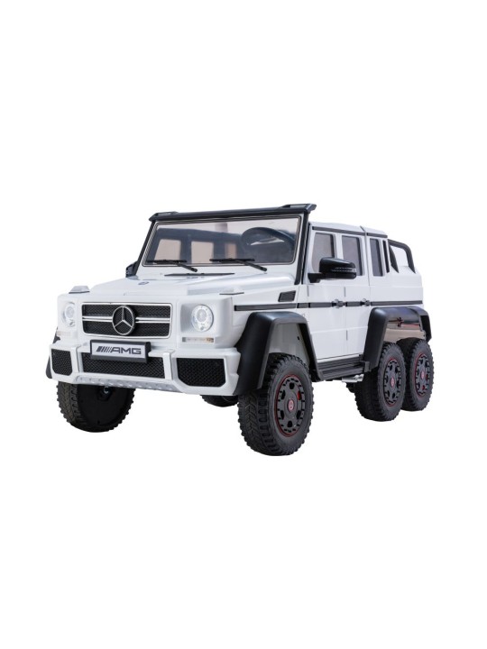 Laste Elektriauto Mercedes G63 6x4 24V Valge