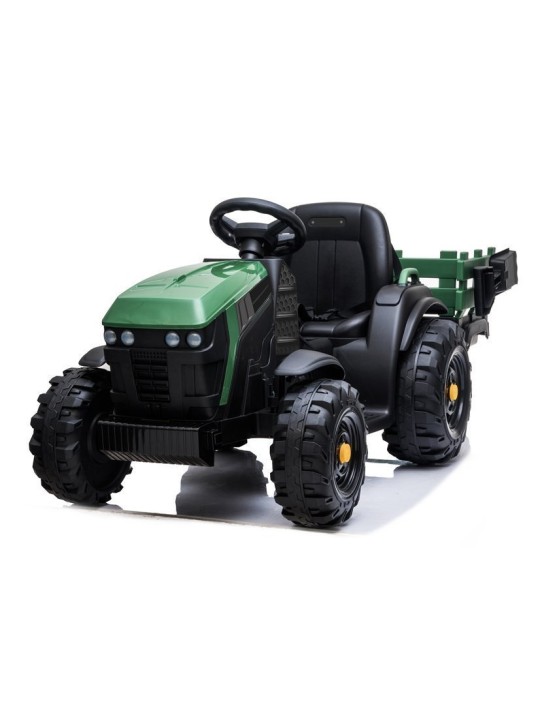 Elektriline pealeistutav traktor treileriga BDM0925 Military Roheline
